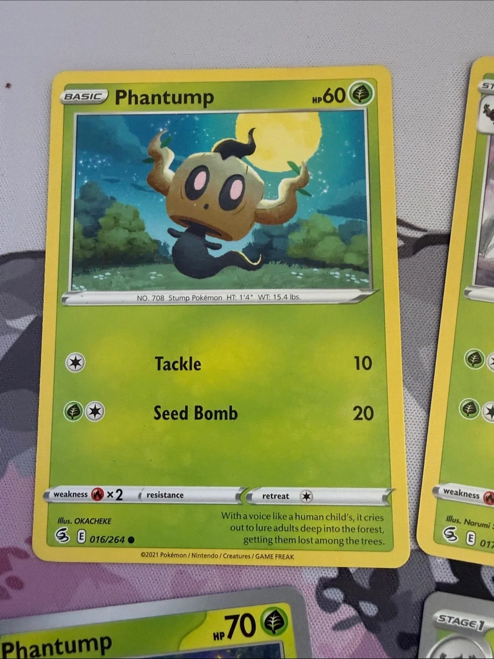 Phantump & Trevenant Evolution Lot | Fusion Strike & Twilight Masquerade | 5/$25